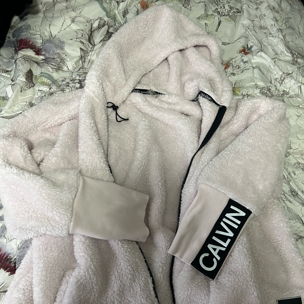 Calvin Klein Pink Fleece Hoodie
